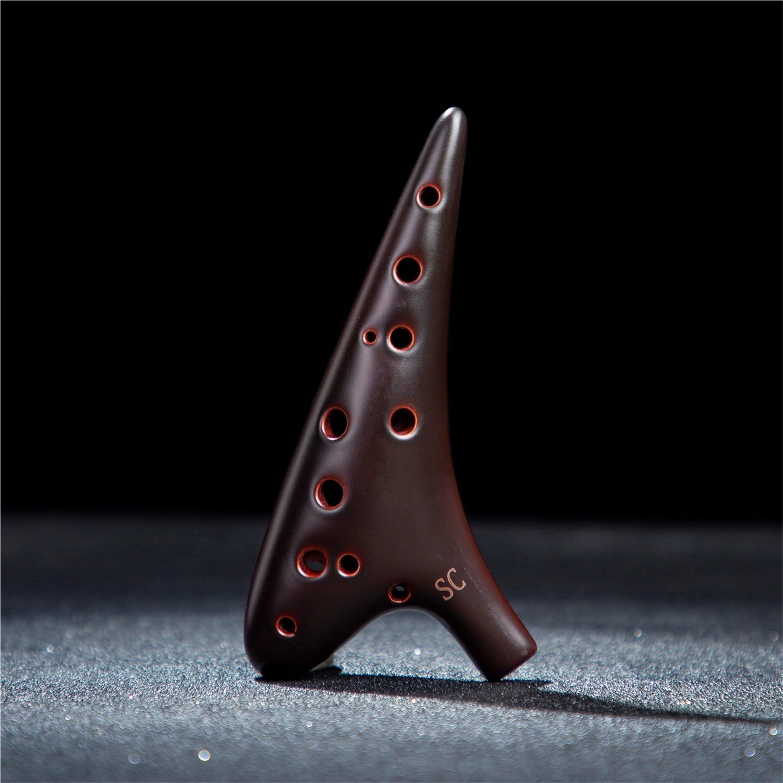 Ocarina Tasto DO Acuto Di Ocarina In Ceramica Affumicata A 12 Fori Ideale Per I Principianti