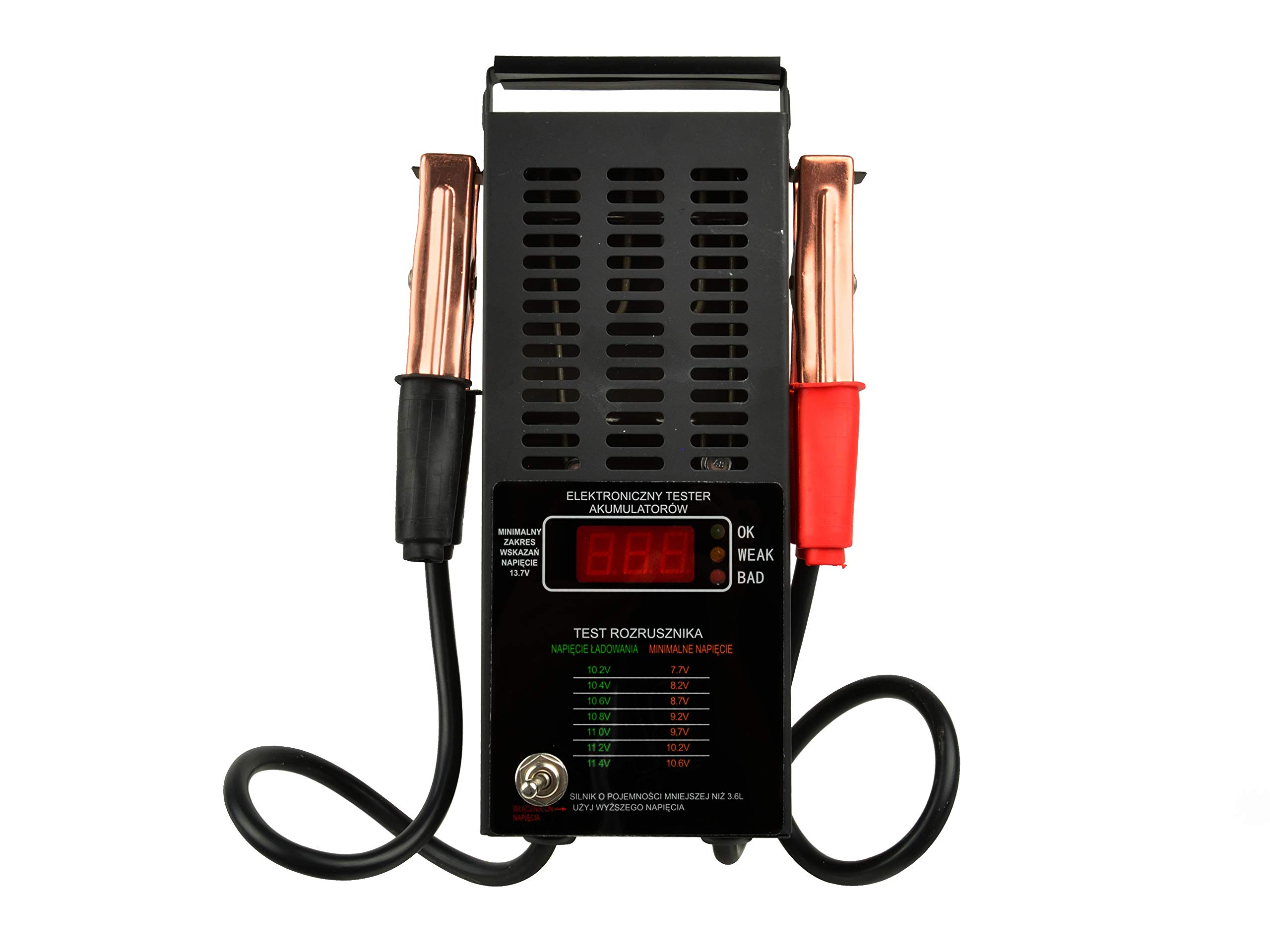 BSD Tester Batteria Auto - Tester Digitale per Battera Auto, Tester per Condizioni di Batteria Auto 12V
