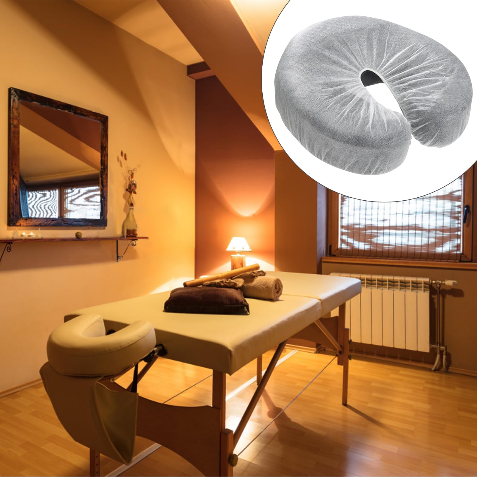 100 Piezas Fundas Para Reposacabezas De Mesa De Masaje, Fundas Masaje, Masaje Para Camilla De Masaje, Fundas Para Reposacabezas De Spa, Para Mesas De Masaje, Sillas De Belleza, Cama De Salón, 30*30cm