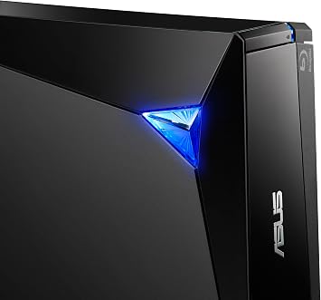 ASUS Powerful Blu-ray Drive with 16x Writing Speed and USB 3.0 for Both Mac/PC Optical Drive BW-16D1X-U/BLK/G/AS/P2G,