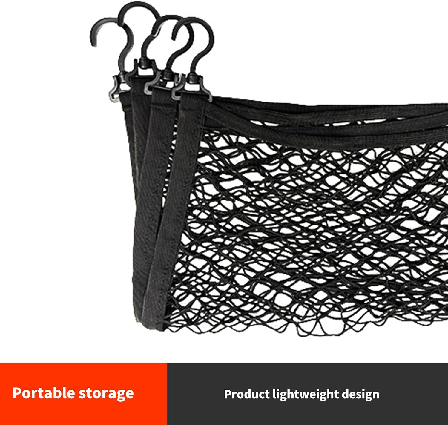 Camping Gear, 2Pcs Wagons Cargo Net Camping Cart Luggage Net Folding Elastic Cargo Net for Garden Cart Folding Wagons Easy to Use image 5