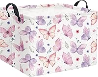 Vista 21 de HIYAGON - Cesta de Animales del Bosque Rectangular, Cesta de Almacenamiento para Bebé, Caja Organizadora de Almacenamiento, Caja de Decoración