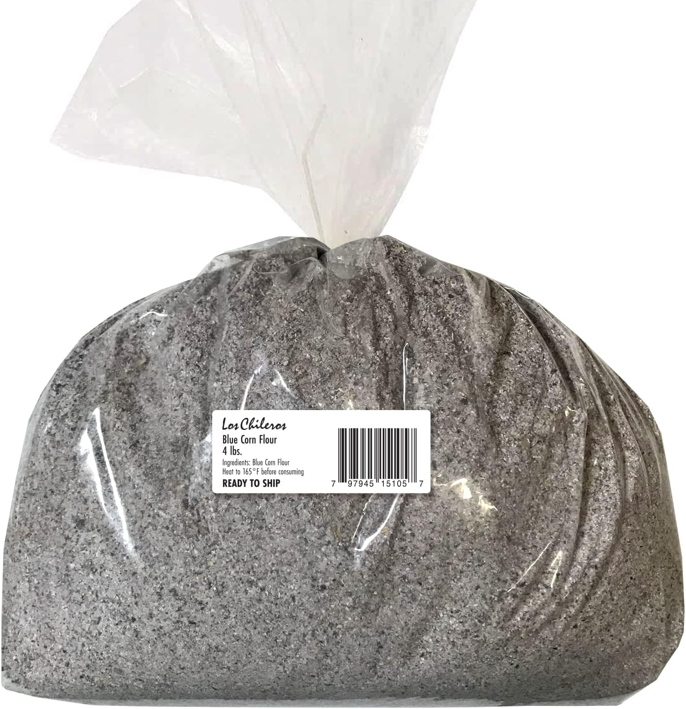 Amazon.com : Los Chileros Blue Corn Flour 4lb bulk bag : Grocery ...