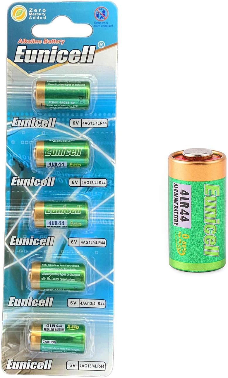 Eunicell 5 x 4LR44 4A76 4G13 SR1154 4SR44 6v Alkaline Battery Batteries New