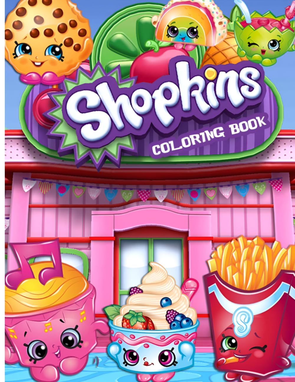 Coloring Book: Sh.opkin Bold and Easy for Children