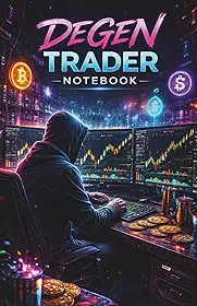 Crypto Trader Notebook: Grid Paper Notebook for Trading Notes, Market Analysis & Crypto Ideas