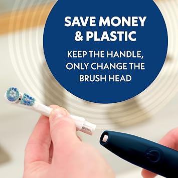 Spinbrush Smart Clean Replacement Heads, Battery Powered Electric Toothbrush Refills for Adults, Soft Bristles, 2 Count