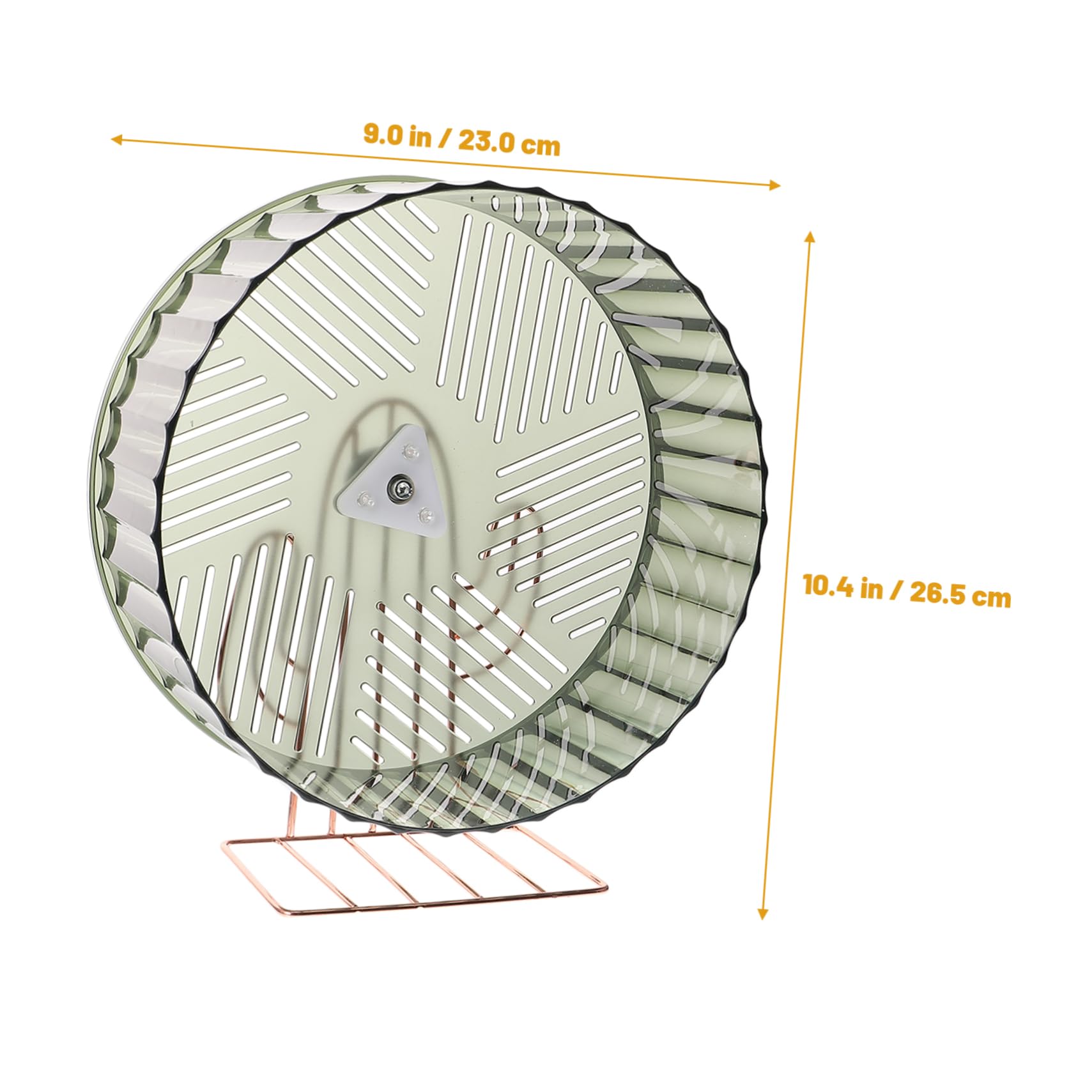 BESTonZON Rueda de Hámster Soporte Estable para Jaulas de Mascotas, Rueda de Ejercicio de Plástico y Aleación Que Aumenta la Actividad y Es Adecuado para Pequeños Roedores