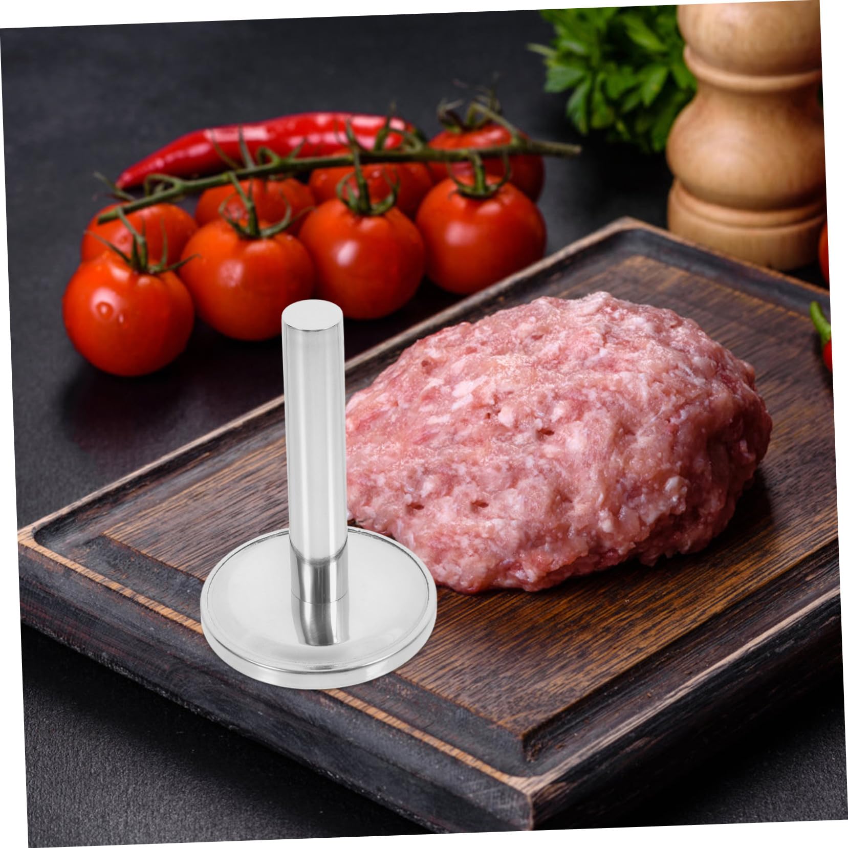 Gatuida Fleischklopfer aus Edelstahl für Küche und Zuhause 304 Rostfreier Stahl Robust und Leicht zu Reinigen zum Zartmachen von Rind und Schweinefleisch
