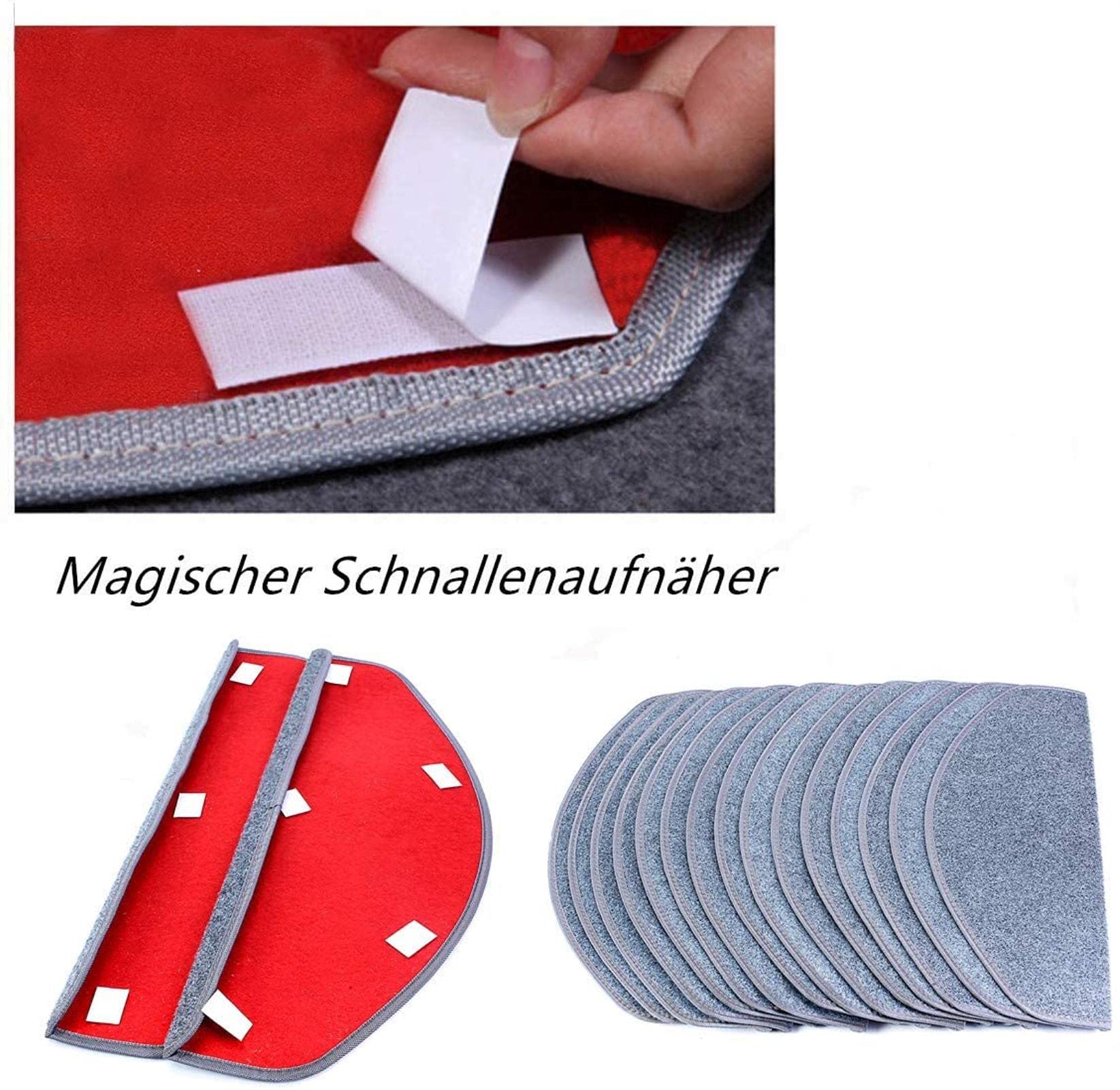 15 sztuk mat antypoślizgowych na schody, bezpieczne samoprzylepne maty antypoślizgowe na schody są bezpieczne dla dzieci i zwierząt.(Rozmiar: 65 * 24 cm (25.6 * 9.4in))