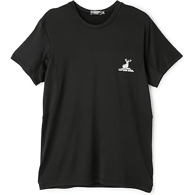 [CAPTAIN STAG] アンダーシャツ UNDERWEAR 切替メッシュ クルー半袖Tシャツ メンズ Mサイズ