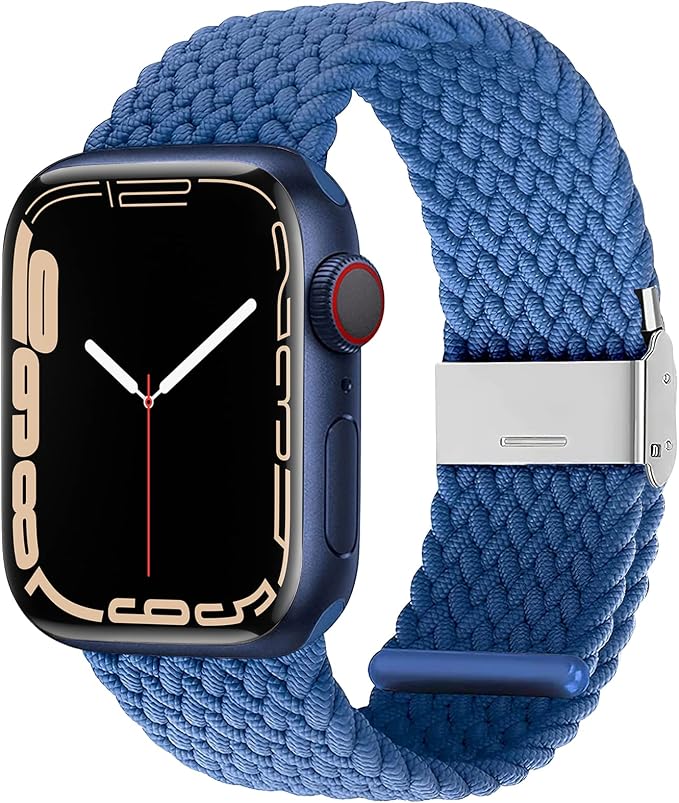 Fengyiyuda - Cinturino in nylon intrecciato Solo Loop compatibile con Apple  Watch, cinturino sportivo elastico per iWatch modello: 7 / SE / 6 / 5 / 4 /  3 / 2 / 1, colore: blu atlantico, 38/40 mm: - 1 : Amazon.it: Elettronica