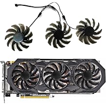 3pcs 3pin 75MM T128010SM PLD08010S12H GTX970 VGA GPU Cooler Fan for Gigabyte GTX 970 Windforce G1 Graphics Cards