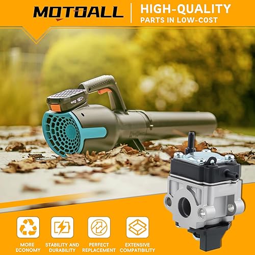 Miniatura 2 de MOTOALL Carburador 308480001 con bombilla de cebado para recortadora Toro 51946 51947 51948 51952 51956 51957 51958 51972 51976 51977 51978 51992