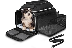 Top and Side Expandable Pet Carrier - Delta Approved