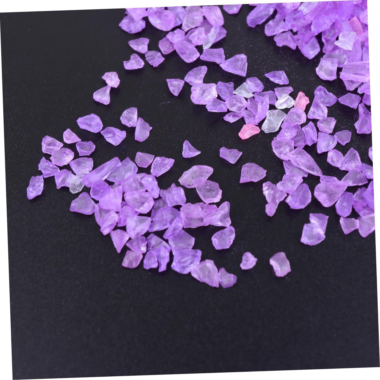 PRETYZOOM 2pcs Glass Sand for Landscapes Decorative Aquarium Sand Safe for Fish Tank Use for Flowerpots and