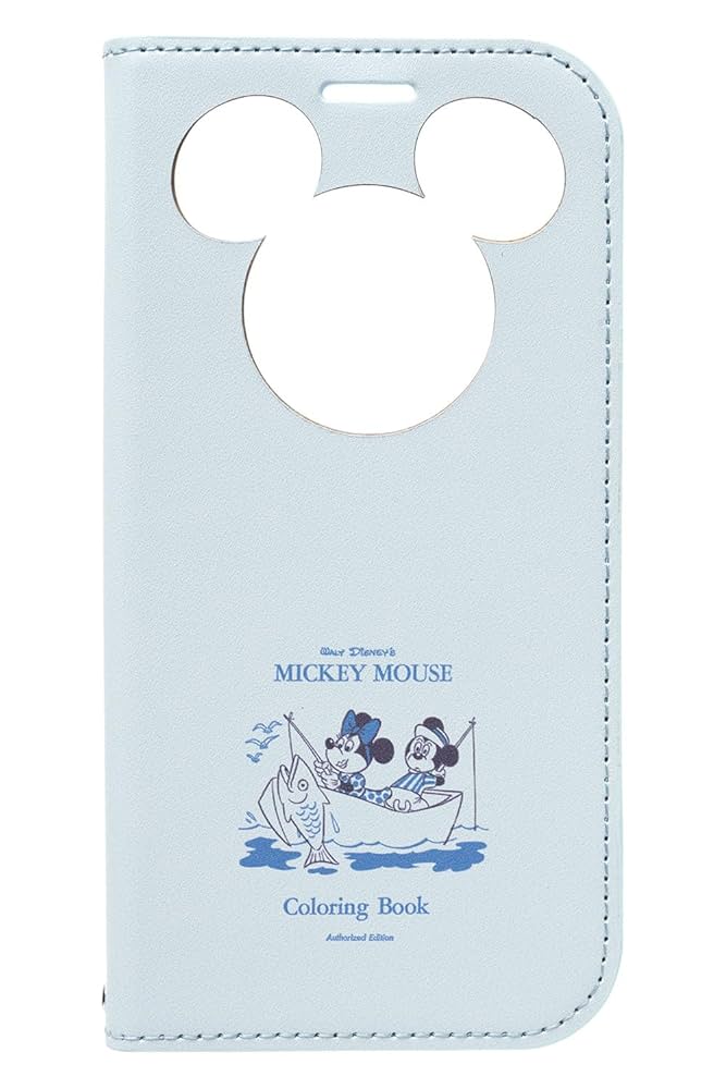 ミッキー&ミニー☆マルチ手帳型スマホキャンバスカバー：75×148