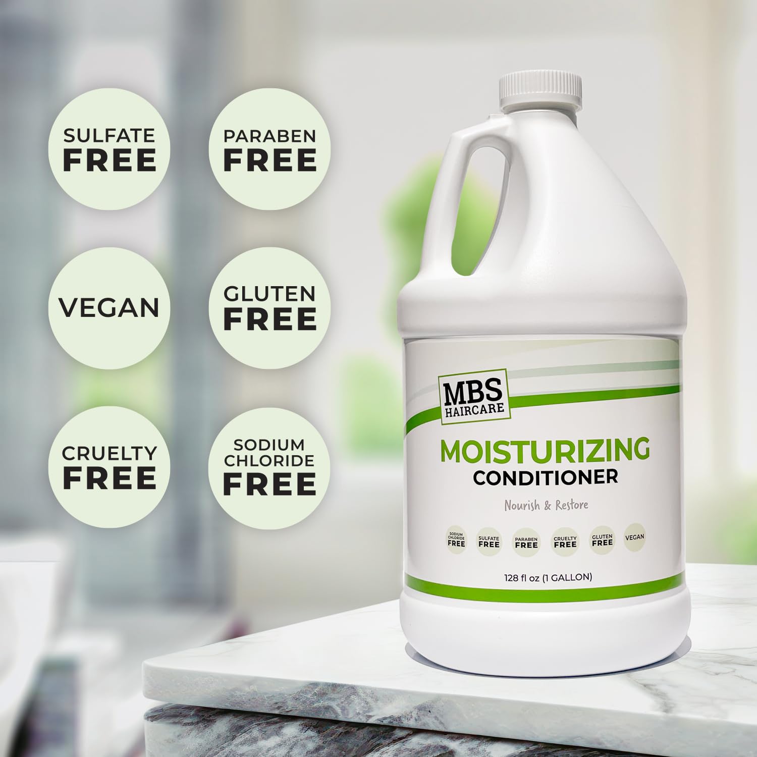 Professional Gallon Moisturizing Conditioner – Sulfate-Free, Vegan Hair Repair with Botanicals & Lavender - Image 4