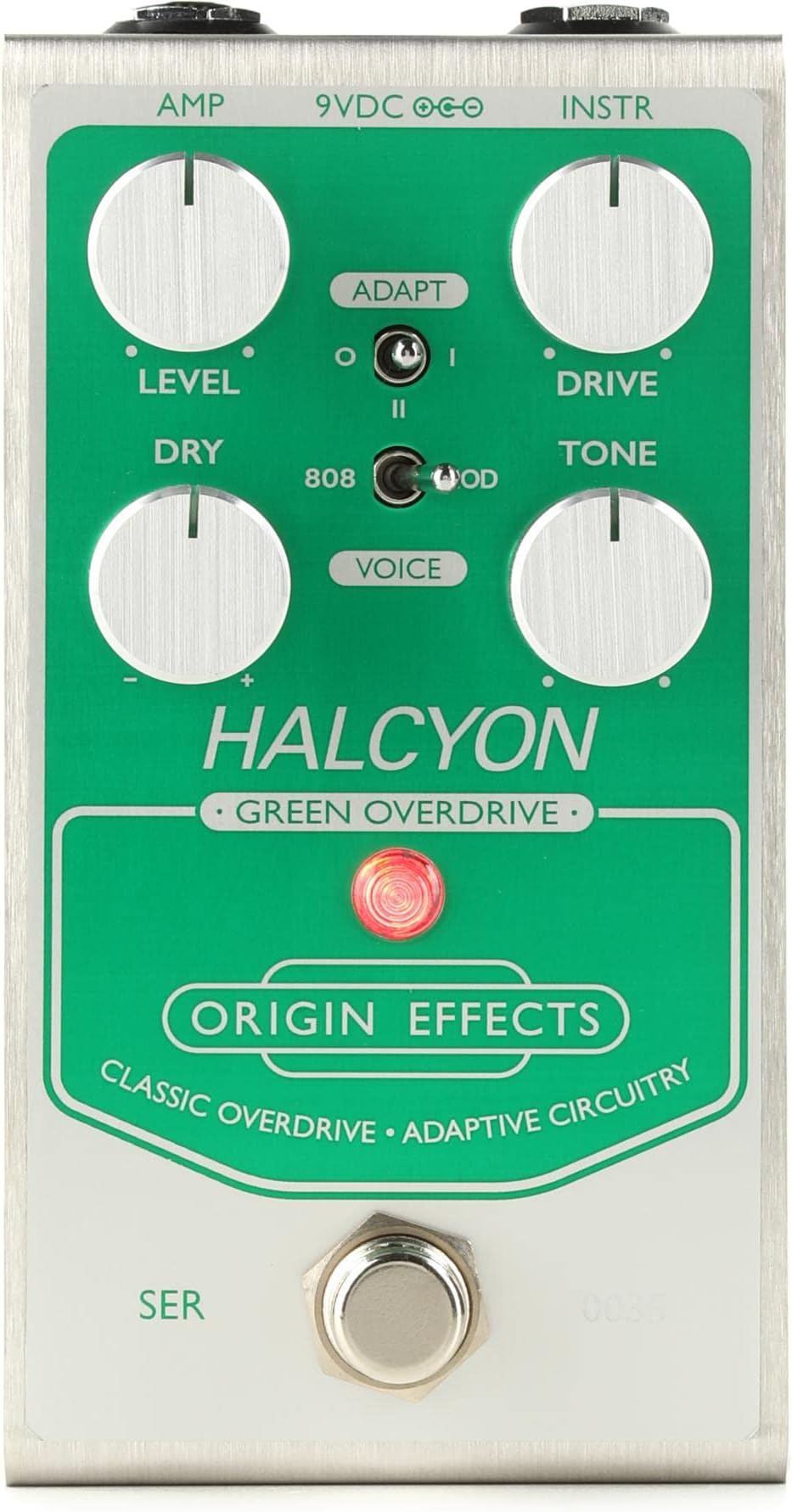 Origin Effects Halcyon Green Overdrive Pedal