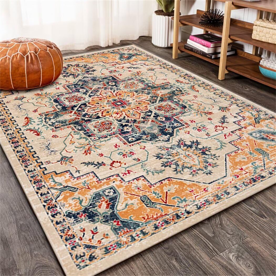 Tapis chambre à coucher de salon lavable et facile à nettoyer