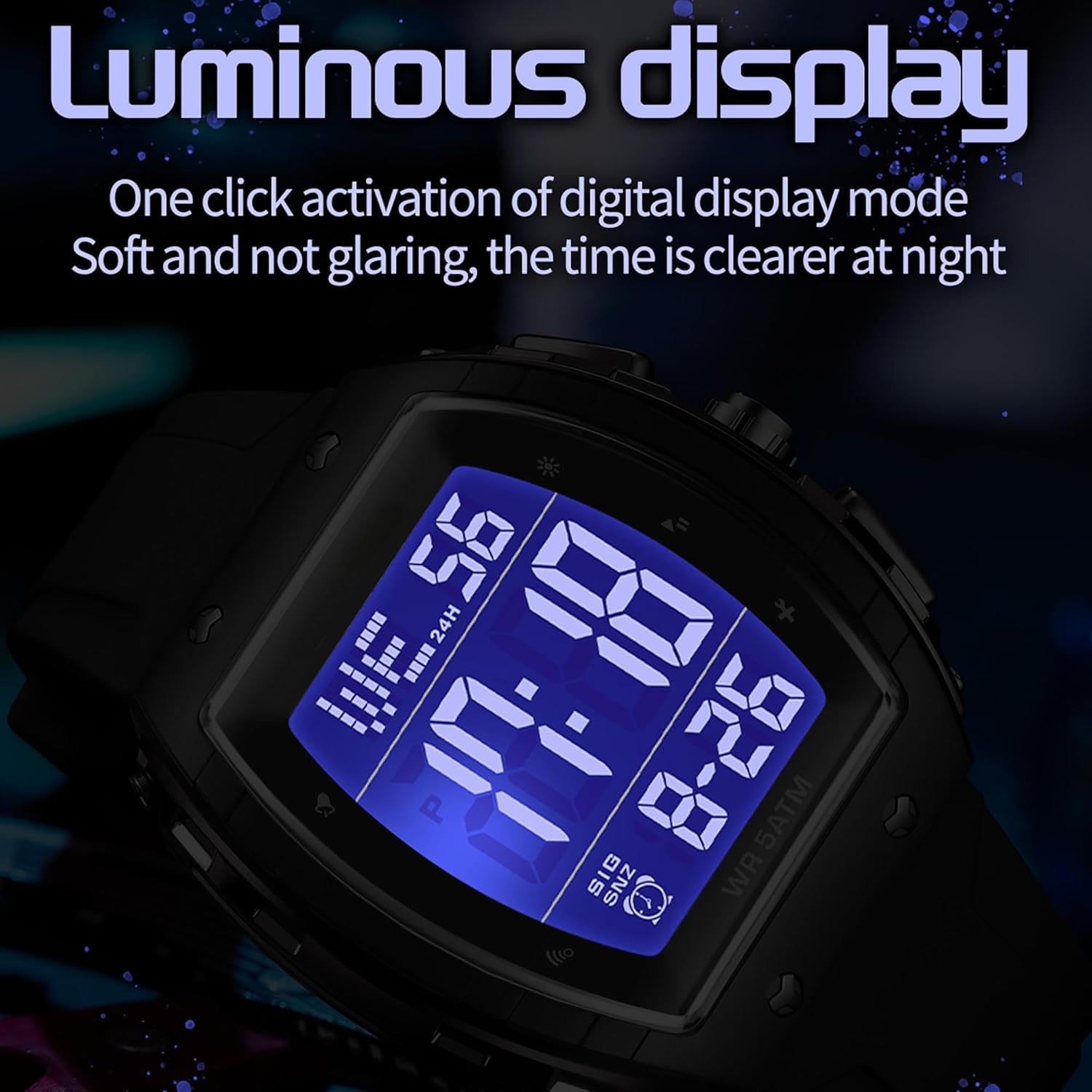 Watch luminous display