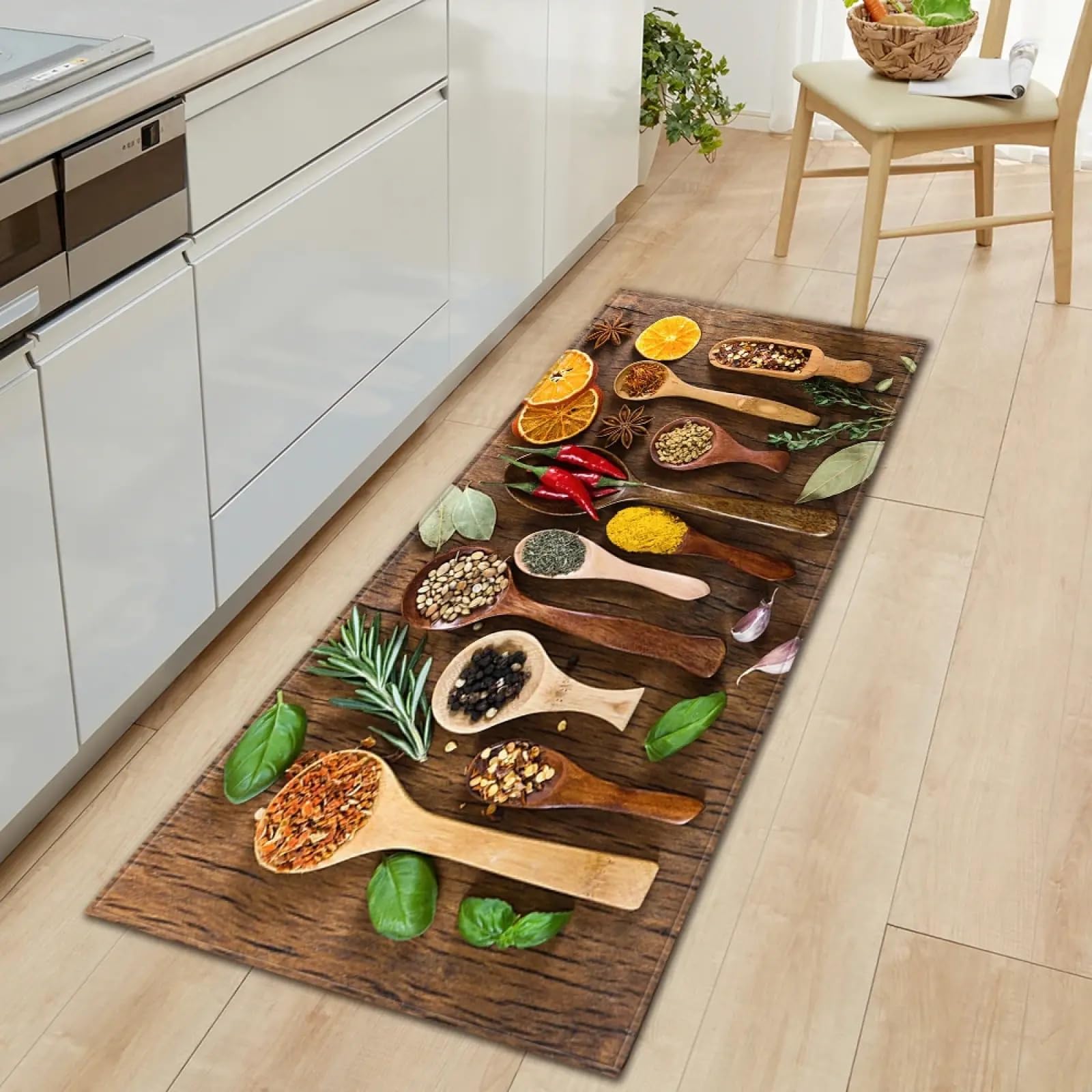 Tapis antidérapant 180x250cm haute adhérence pour salle de bain et cuisine