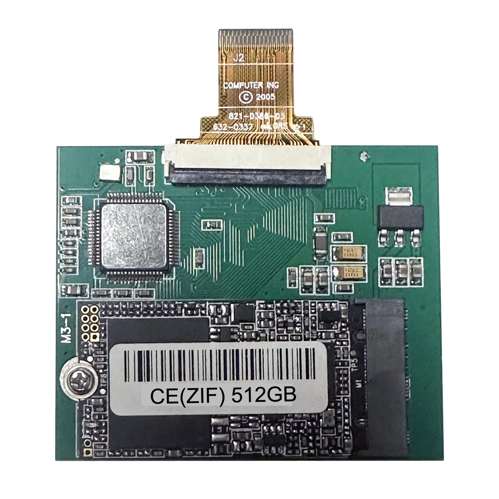 512GB CE ZIF PATA SSD for iPod Classic 6th 7th iPod Video 5Gen 5.5th HDD Replace MK3008GAL MK1634GAL MK8010GAH Solid State Drive (512GB)