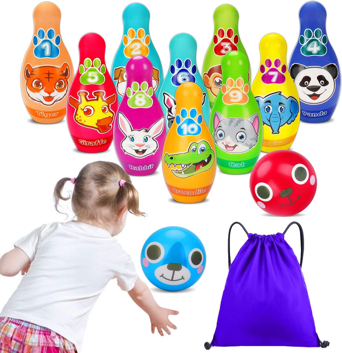Toddler bowling set