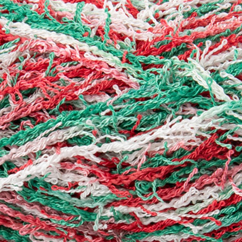 Red Heart 3 Pack Scrubby Yarn – Polyester Specialty Yarn – Jolly