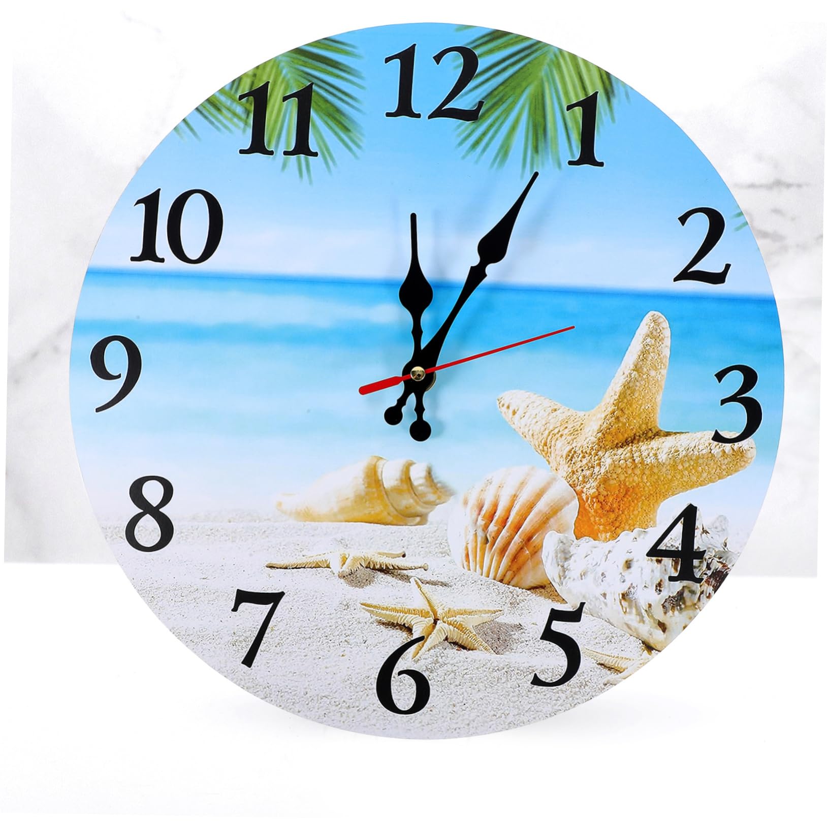 3 pezzi Orologio da parete con paesaggio da spiaggia Orologio da parete Orologio da parete digitale a batteria Orologio da parete digitale Orologio da parete per la casa Reloj De Pared Orologio a bat