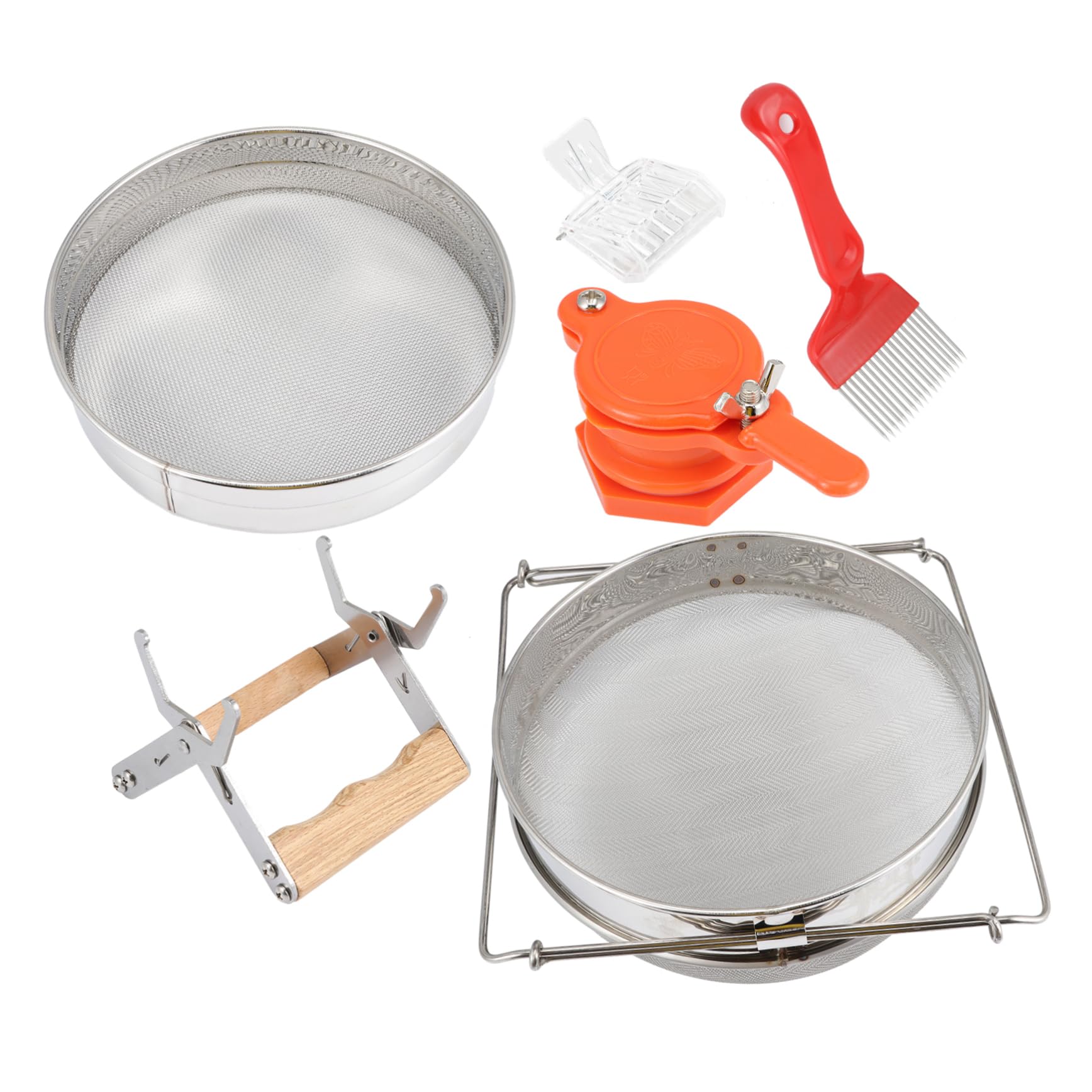 BESPORTBLE 1set Inossidabile Per Apicoltura Utensili Pratici Per Apicoltori Completo e Facile Da Riporre Per Esigenza Apicoltura