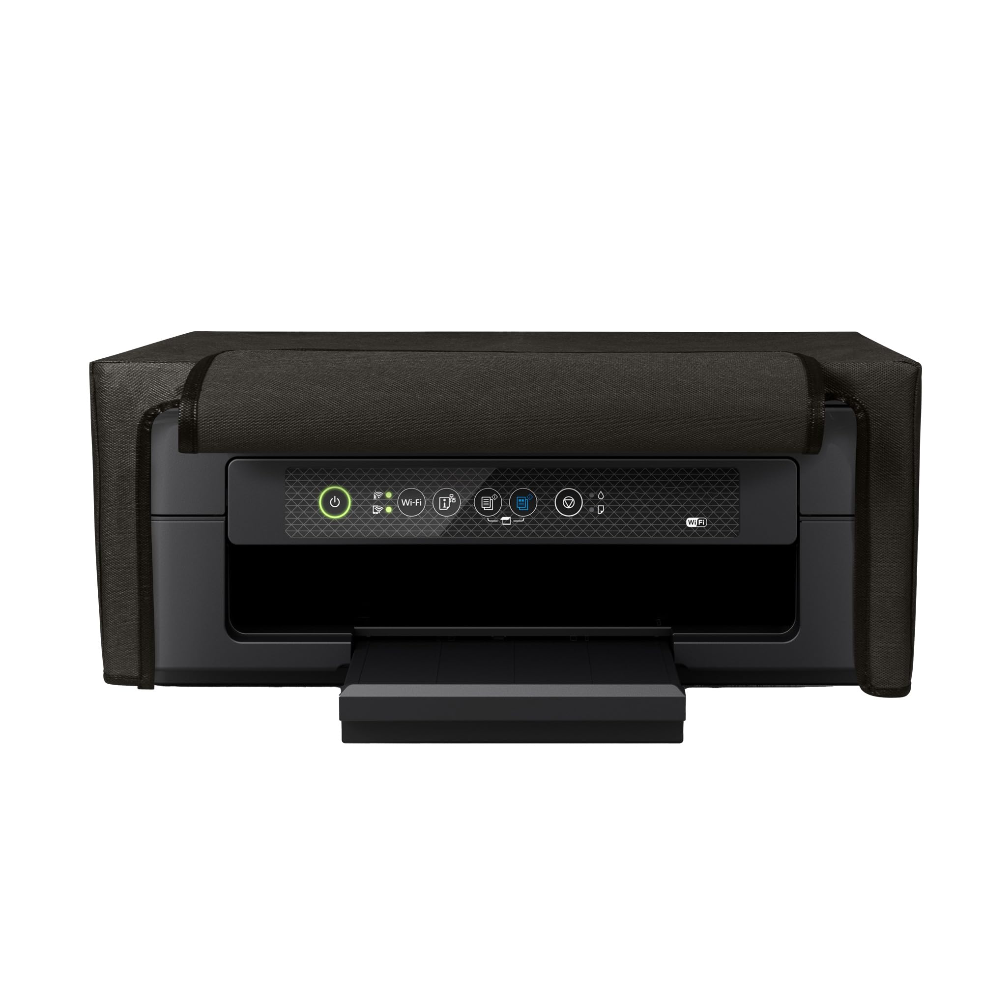 kwmobile Osłona przeciwpyłowa kompatybilna z Epson Expression Home XP-2200 / XP-2205 / Brother T580DW - etui do drukarki - pokrowiec ochronny z tkaniny, ciemnoszary