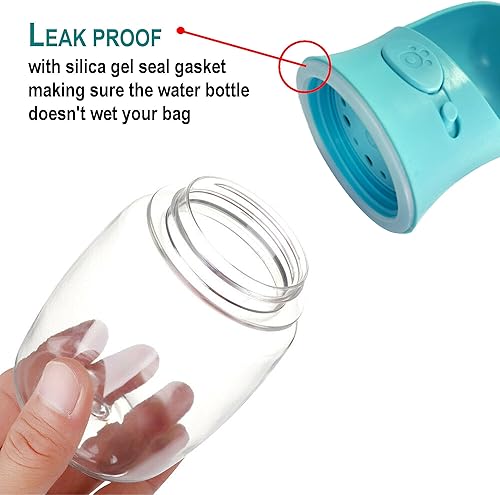 Miniatura 3 de PETnSport - Dispensador de agua portátil, ligero, a prueba de fugas, para paseos al aire libre, para mascotas, para perros, botella de agua