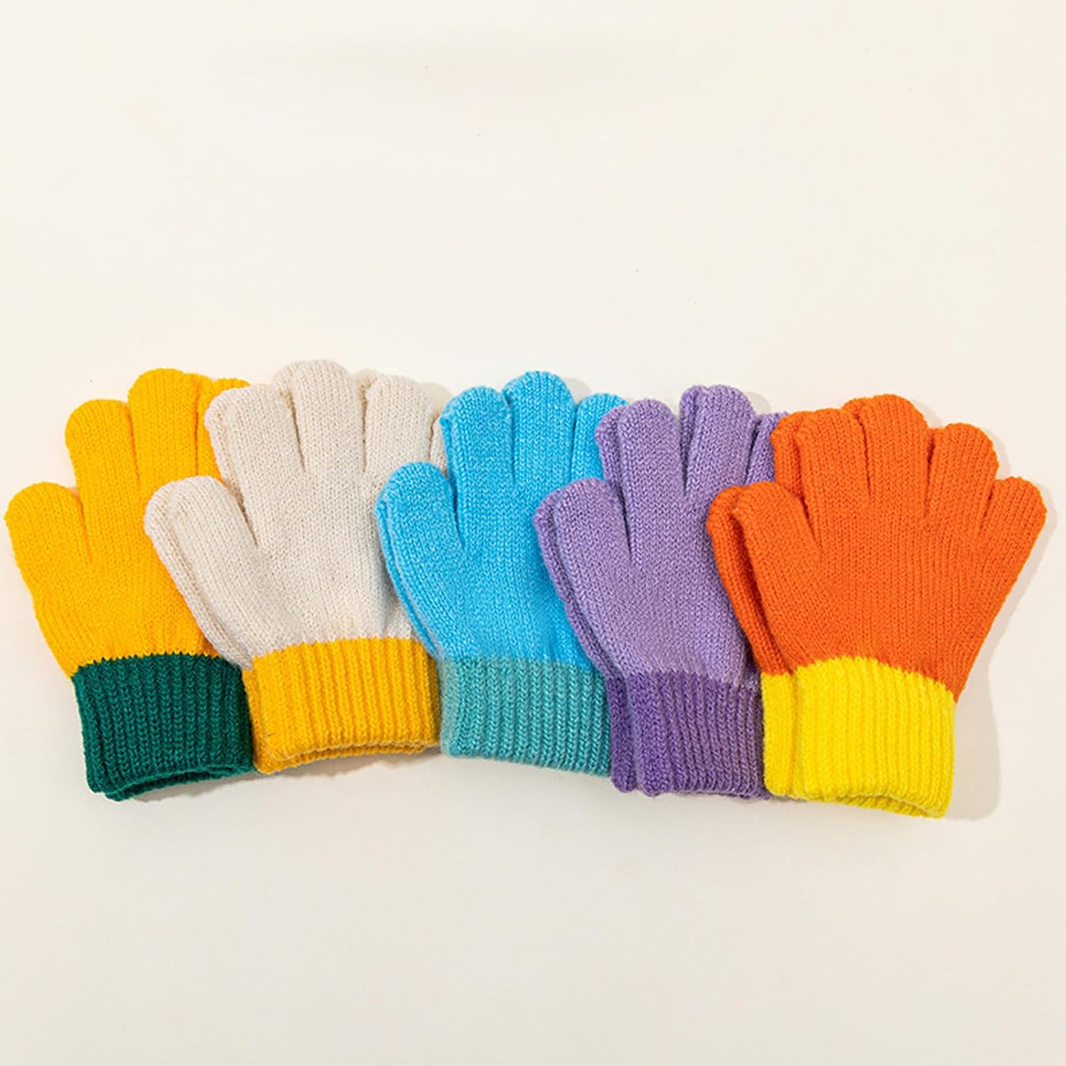 [Kfwfuaee] Toddler Elastic Mittens Cozy Thermal Gloves 2-4 Years Baby Breathable Design Winter Mittens Toddler Warm Gloves