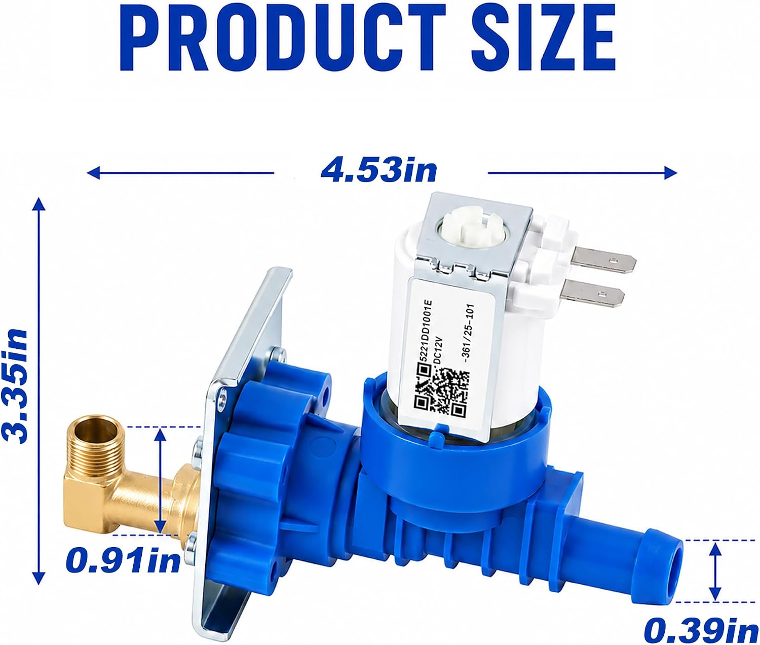 5221DD1001E Dishwasher Water Inlet Valve Replacement Part for LG