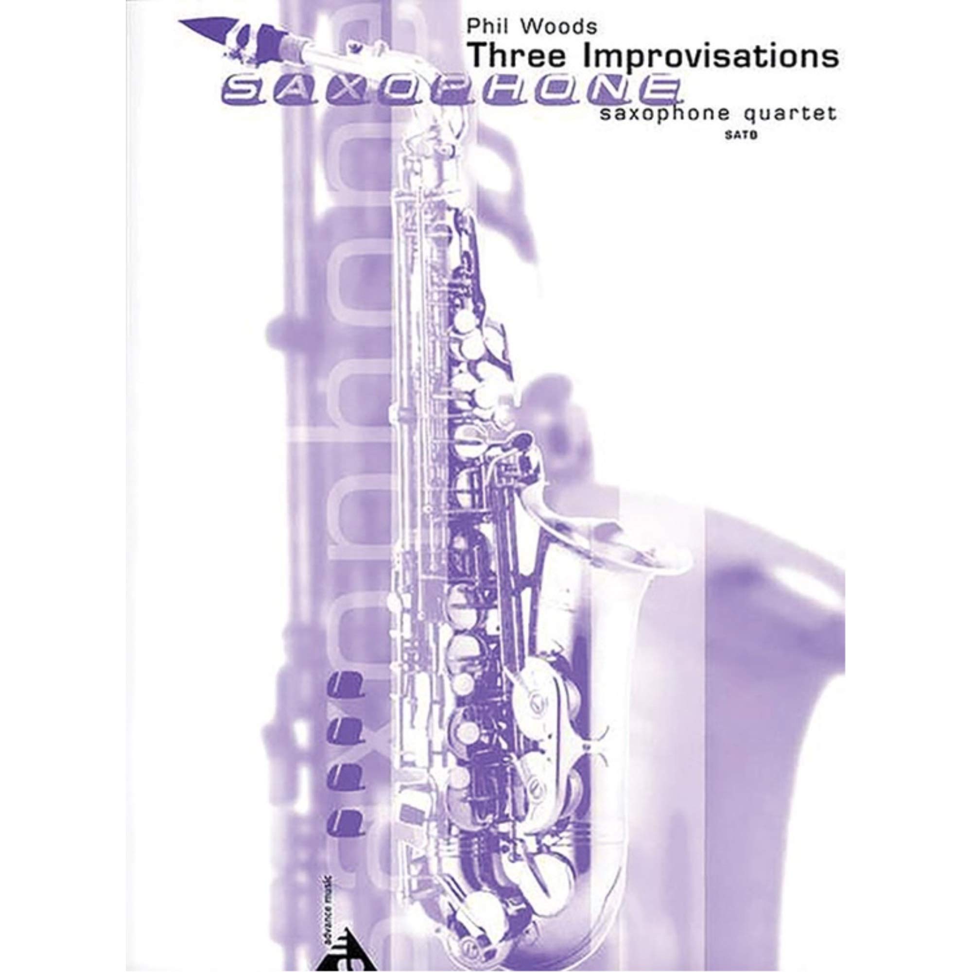 Three Improvisations 4 saxophones SATBar pour vos concerts et récitals