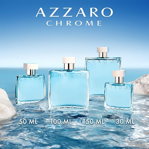 Azzaro Chrome Eau de Toilette, profumo uomo fresco e agrumato, 50ml - 6