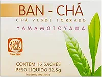 Chá Verde Torrado Banchá Yamamotoyama 15 Sachês – Ban Chá Natural (22,5g) - Infusão Tradicional e Antioxidante