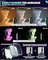 Vista 7 de IFOOTAGE Luz de video para cámara, luz de cámara inteligente RGBW portátil, control inteligente por aplicación/18 efectos