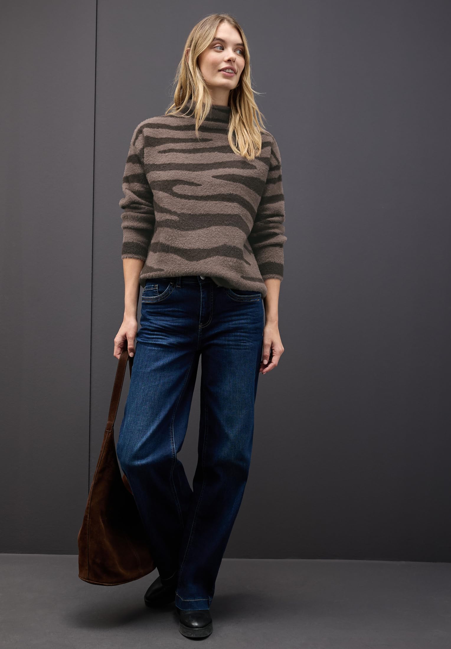 Street One Kuscheliger Jacquard Sweater