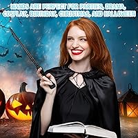 Vista 4 de Jerify 20 varitas mágicas iluminadas, varita de mago, varita de juguete iluminadora de sonido de 14.6 pulgadas, varita de bruja para niños, niñas