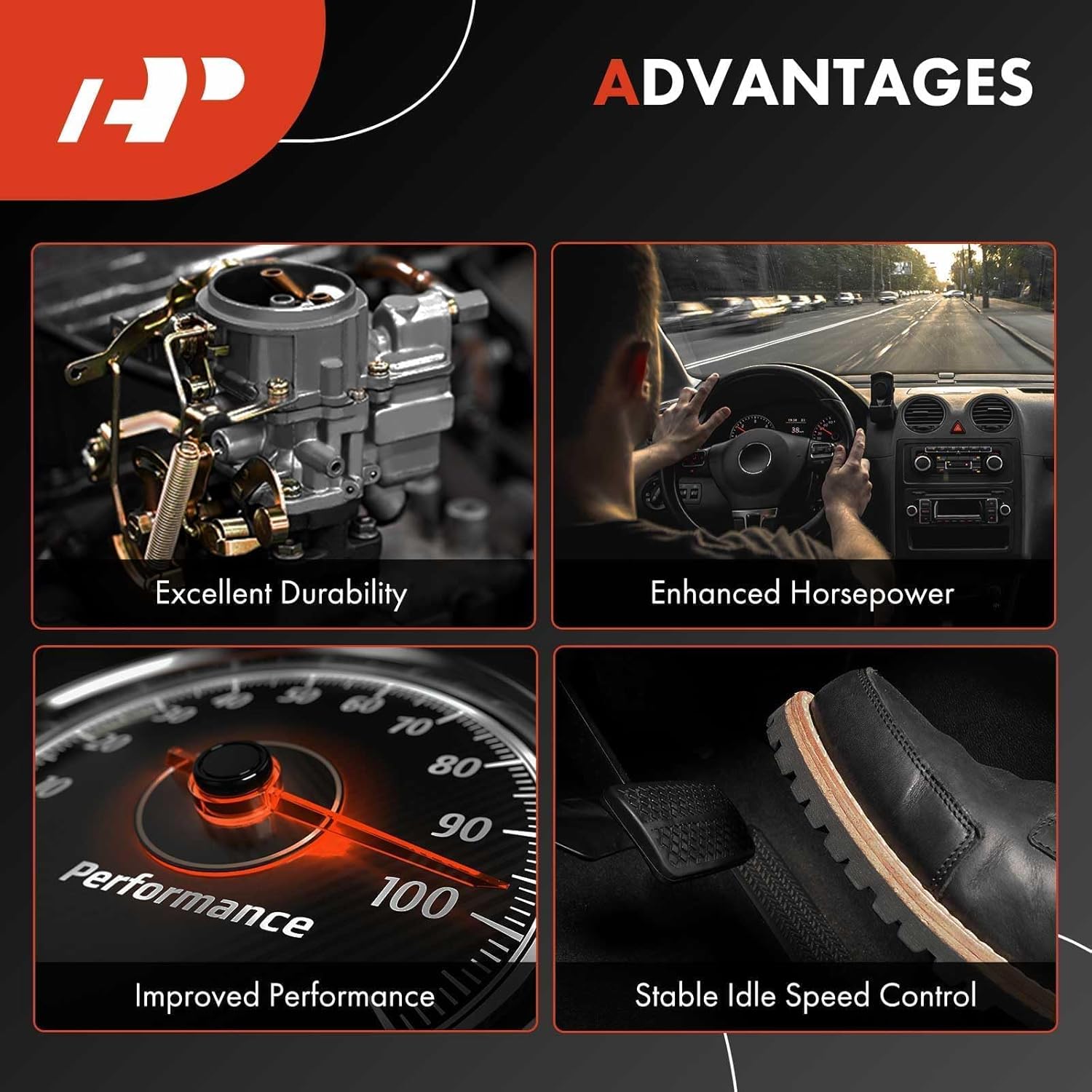 A-Premium EAE9510C Tractor Carb Carburetor Compatible with Ford Jubilee NAA NAB Golden 600 620 630 650 660 700 740 800 850 Tractor with 134 CID Gas Engine Replace# B2NN9510A