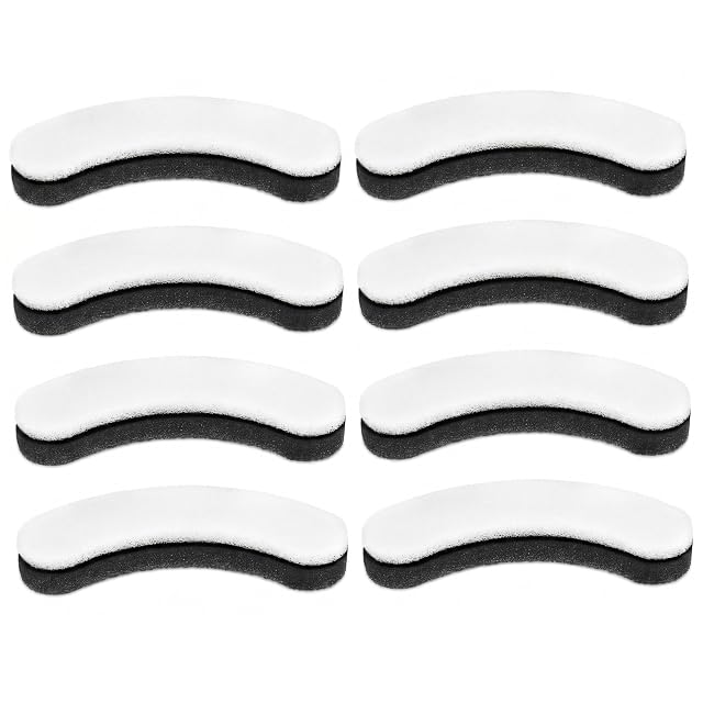 Filtros para fuente de agua para gatos, paquete de 8 sistemas de filtración triple