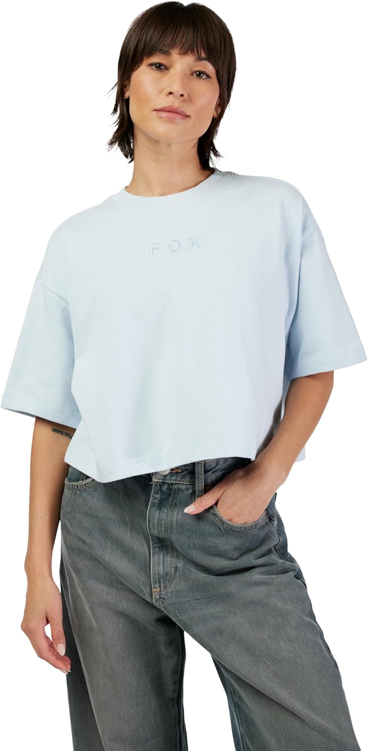 Fox Racing Women's Wordmark Oversized Crop Tee