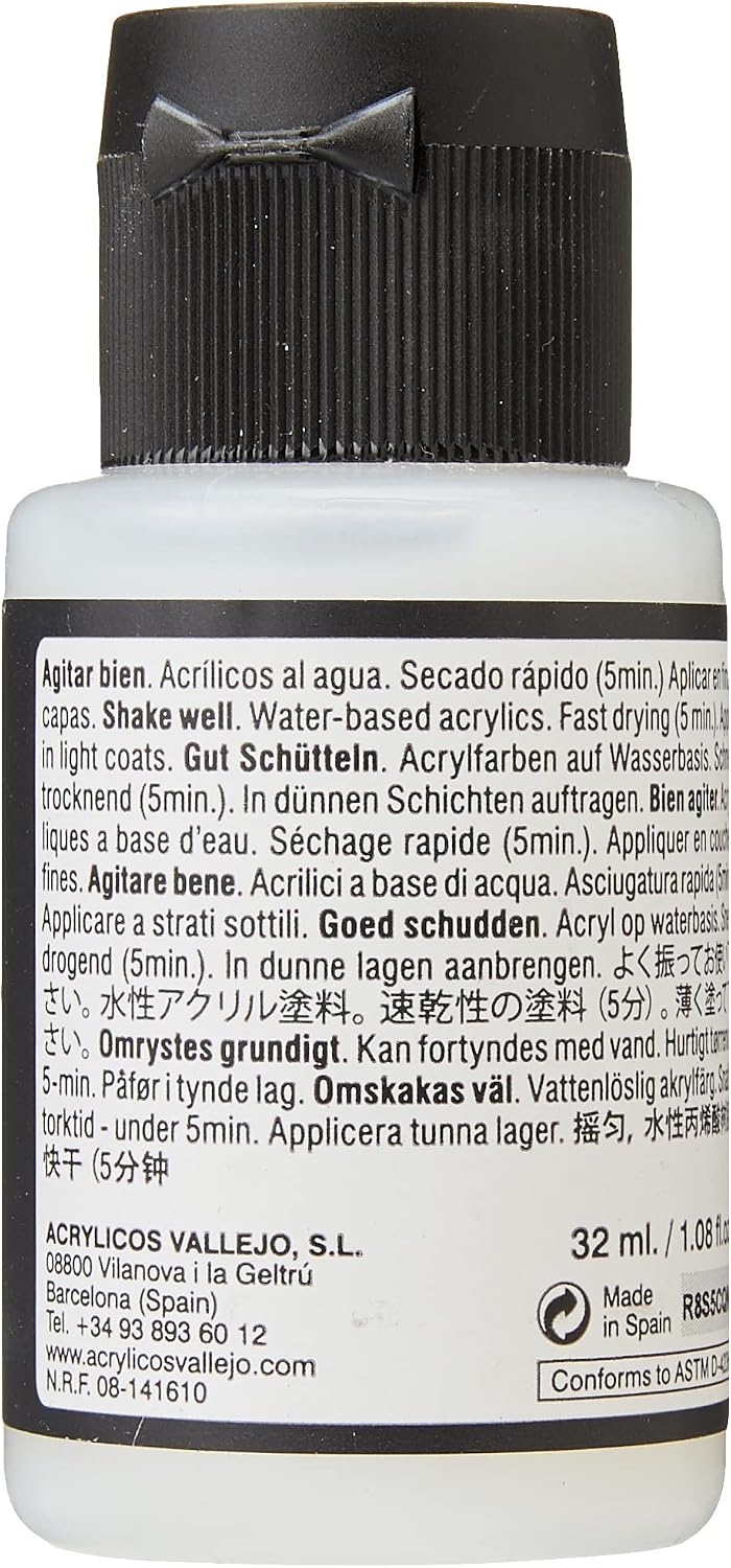 Vallejo Gloss Metal Varnish 32ml Paint