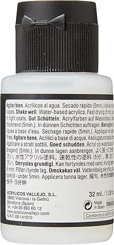 Miniatura 2 de Vallejo Pintura de barniz de metal brillante, 1.1 fl oz