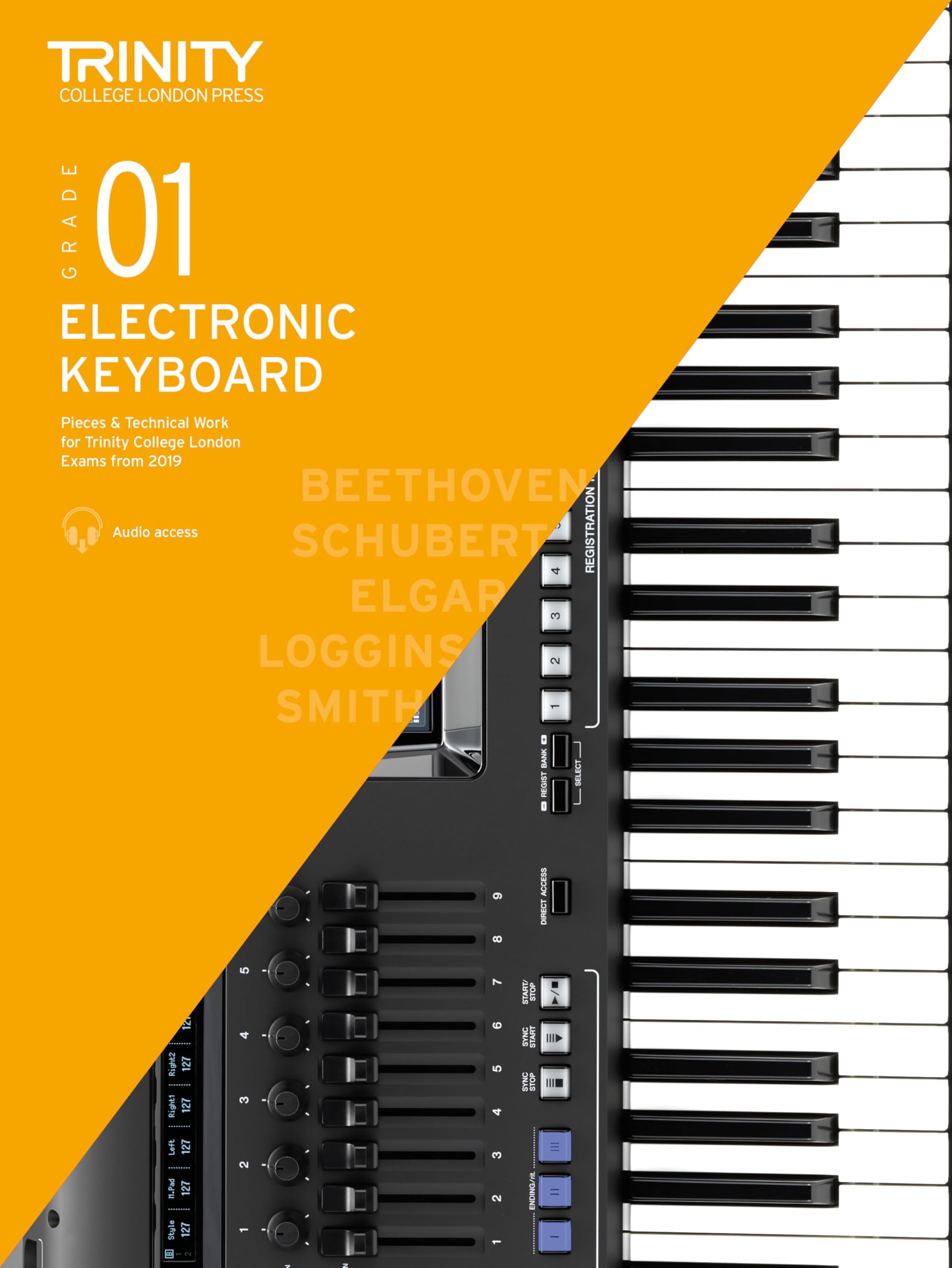Trinity College London Electronic Keyboard Exam Pieces & Technical Work 2019-2022: Grade 1