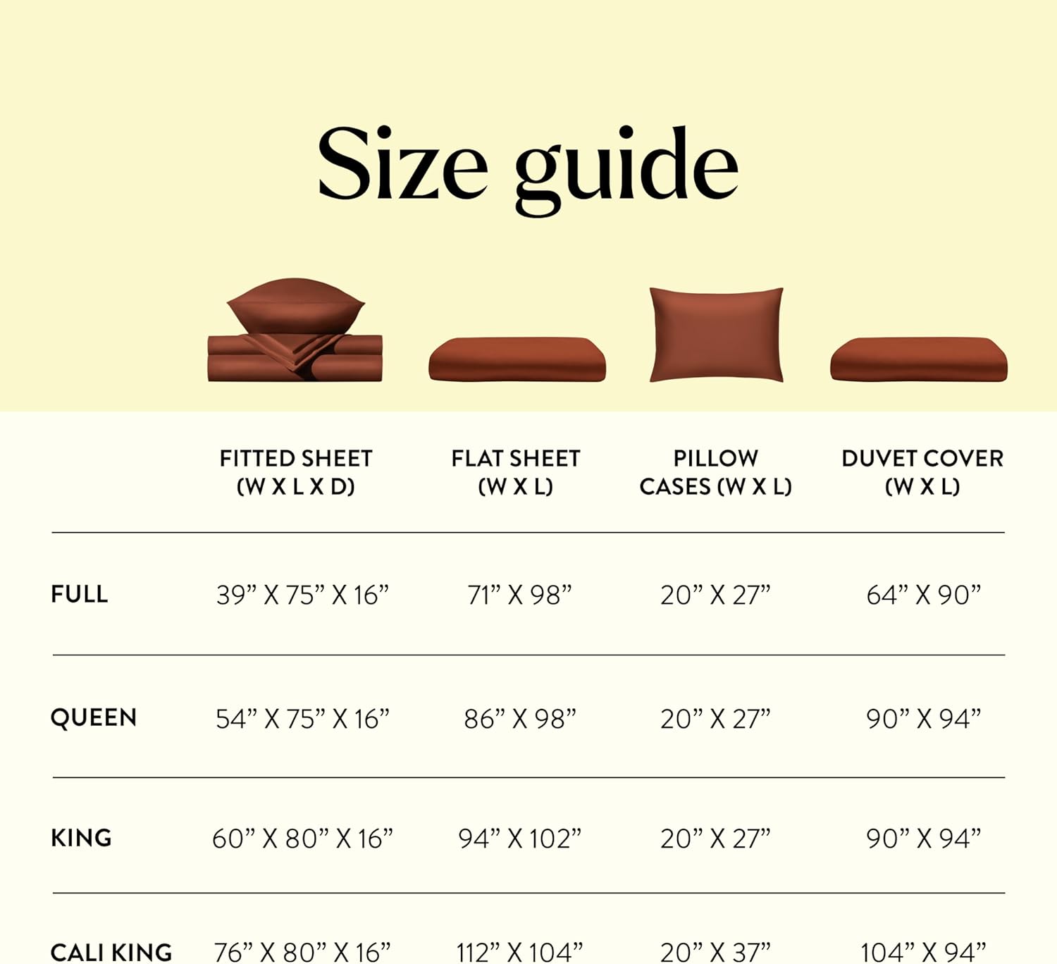 Miracle Made Luxe Soft Cooling Pillowcase, 2-Piece Silver-Infused Cotton Fabric, Cool and Breathable Case for Sensitive Skin, King/Cali King Size, Terracotta