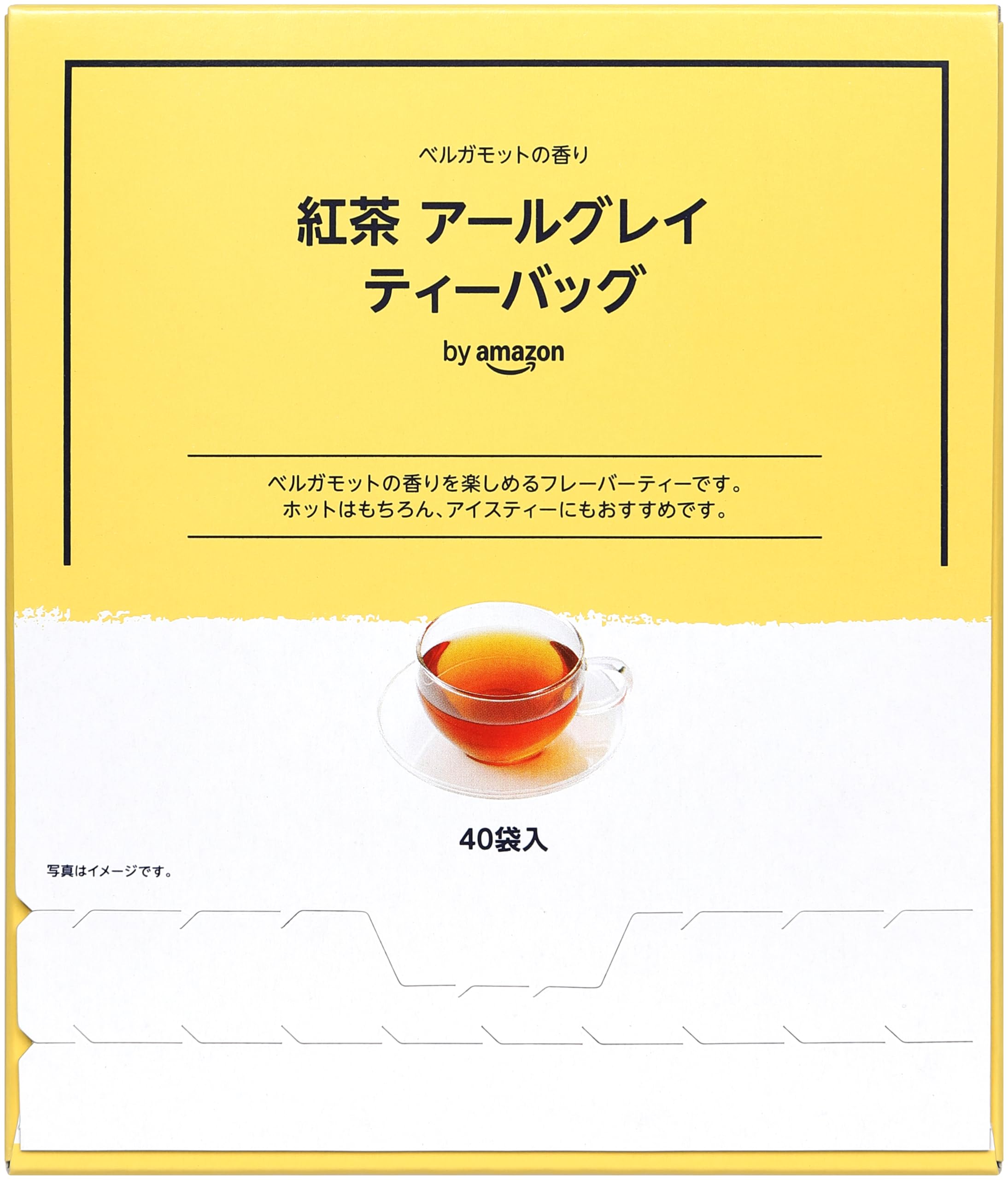 by Amazon 紅茶アールグレイティーバッグ 40袋入
