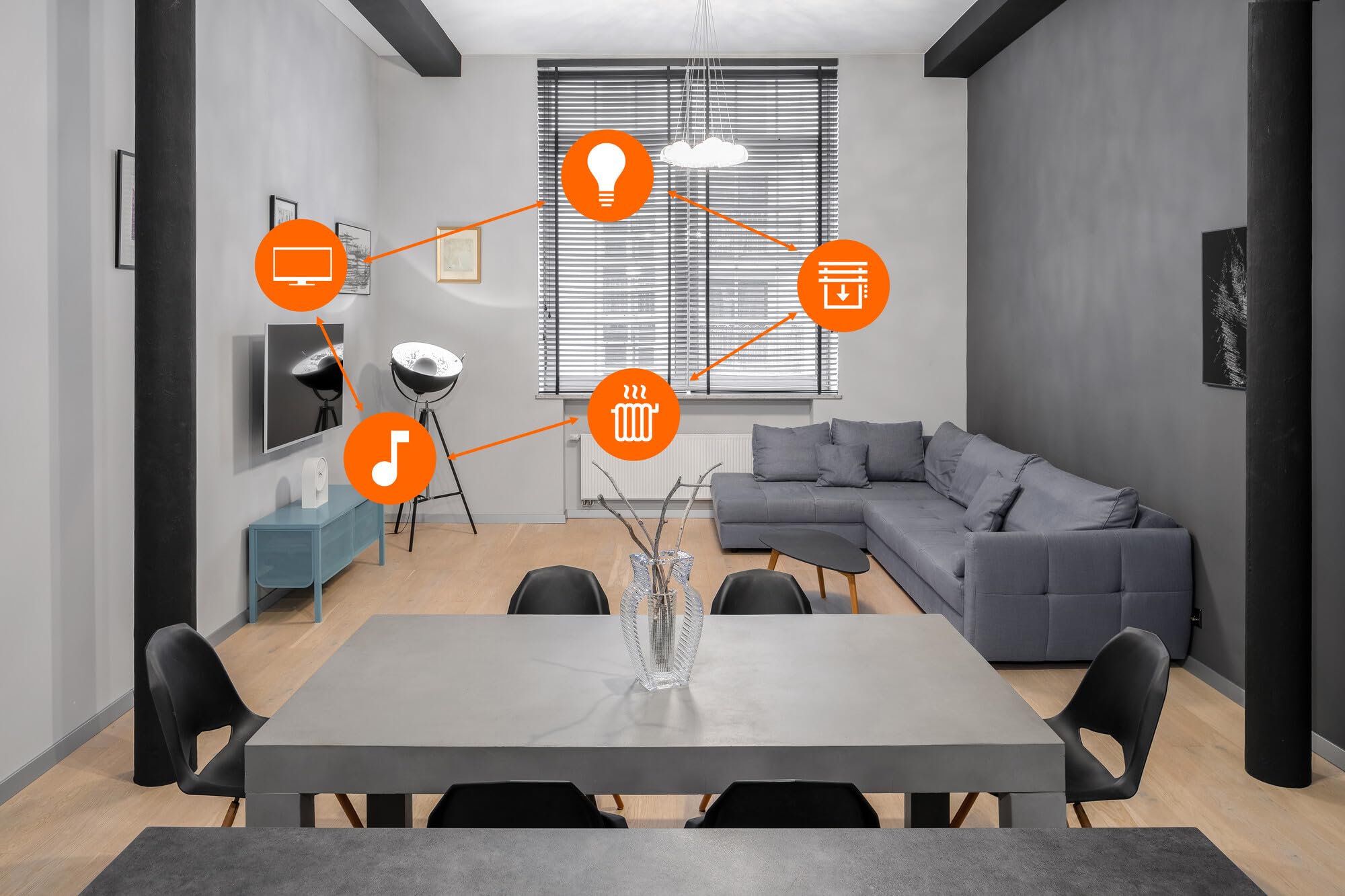 LEDVANCE SMART+ MATT LED lampe, compatible avec Google, Alexa, Apple, Glass Blanc, 4,8W, 470LM, E27, Couleur Lumière et Lumière blanche, avec Vocal Control, jusqu'à 15 000 HRs, 4-Pack